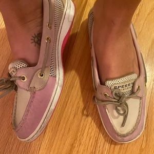 Sperry angelfish boat shoe, size 8
